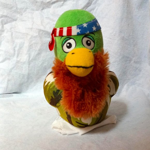 Duck Dynasty Plush Camo bearded Duck, American Bandana, 12 inch, dynasty - Picture 1 of 4